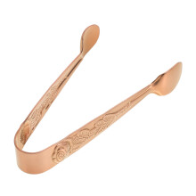 Stainless Steel Ice Tongs with NonSlip Grip for Parties and Mini Sugar Cube Serving