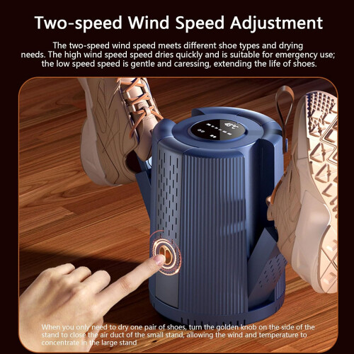 Electric Shoe and Boot Dryer with Quick Drying Technology, 2 Speeds, Timer, Foldable Design 1