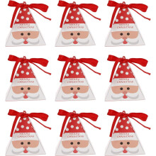 Julepapiræsker, kraftpapir af god kvalitet med bånd, miljøvenlige og genanvendelige til julehåndværksemballage (40 stk.)