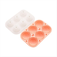 Ice Ball Mold Food Grade Silicone Funnel-Free Easy Demoulding Summer W