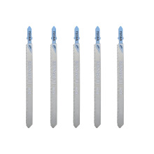 5PCS Jigsaw Blades Set, TShank HCS for Wood Plastic Metal Fast Cutting 132mm