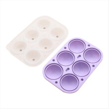 Ice Ball Mold Food Grade Silicone Funnel-Free Easy Demoulding Summer W
