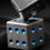 Titanium Alloy Dice Solid Six-Sided Lucky Iced Cooling Outdoor Gadget 6