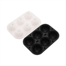 Ice Ball Mold Food Grade Silicone Funnel-Free Easy Demoulding Summer W