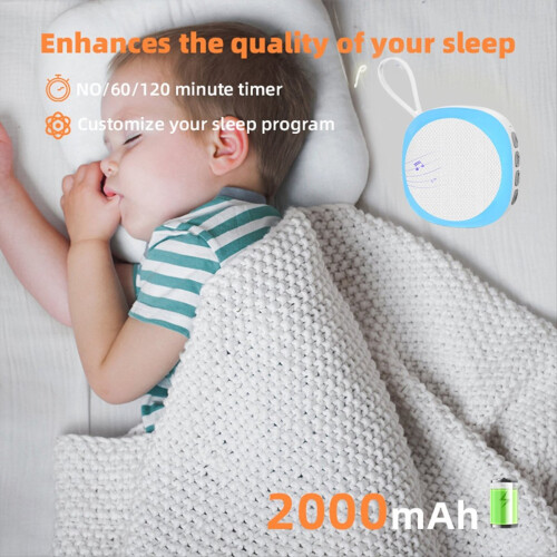 White Noise Machine with 14 Adjustable,Night Light,Bluetooth Speaker,T 2