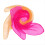 Orange+ Gradient Color Small Scarf, Dance Performance, Kindergarten Gi 2