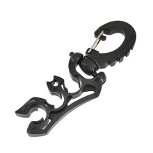 Scuba's hose clamp replacement diving double hose holder clip diving and snorkeling equipment accessory easy to use