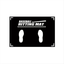 T Ball, Baseball and Softball Batting Training Mat Mats Posture Correc