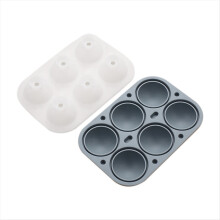 Ice Ball Mold Food Grade Silicone Funnel-Free Easy Demoulding Summer W