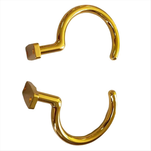 Billiard Table Cue Brass Hook Triangular Frame Stick Pool Holder Acces 2