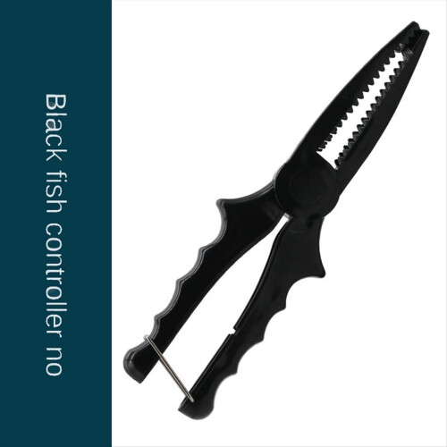 Plastic Clamp Fish Pliers Small Controller Portable Fishing Tool Black 2