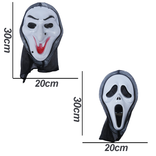 Μάσκα Guy Fawkes κατάλληλη για φεστιβάλ, ένα μέγεθος που ταιριάζει σε όλους, με εύκολη 1
