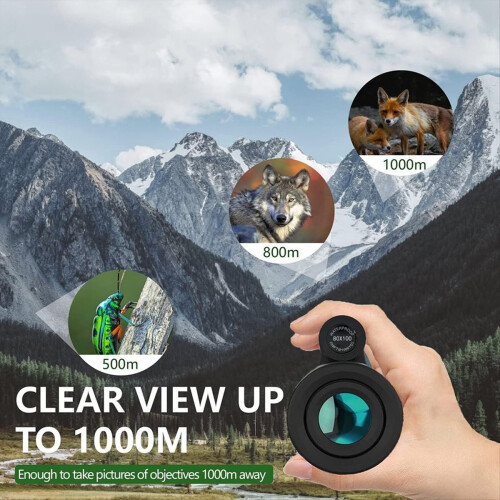 80x100 Monocular-Telescope High Powered for Smartphone Monoculars Star 2