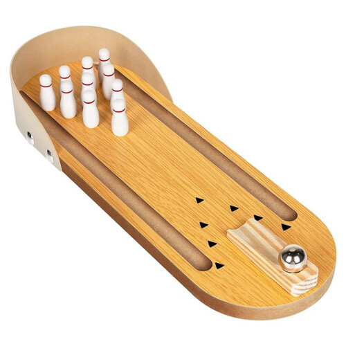 Mini Bowling Game Set, Table to Relieve Stress, Children's Set Suitabl 1