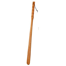 Long Handle Wooden Shoe Horn Beech Wood Easy Wear Helper for Seniors, Men, Women, Kids