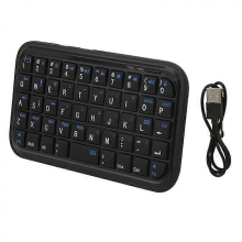 49 Keys Wireless Bluetooth Mini Keyboard Multi System Universal Portable Keypad 202120 (Black)