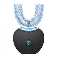 Electric Toothbrush,automatic Toothbrush,u-shape Sonic Toothbrush Teeth Whitening Kit With Replacement Brush Head
