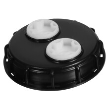 IBC Tote Tank Lid Black Plastic Cover for Water Storage and Industrial Use