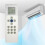 Télécommande A/C à réponse rapide, disposition raisonnable des 5