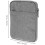 Lightweight Splashproof EReader Sleeve Case with ScratchResistant Protection for Daily Use Grey 3