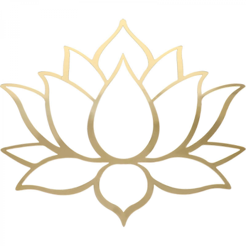 Αυτοκόλλητο τοίχου Lotus, διακοσμητικό αυτοκόλλητο υπνοδωματίου, αυτοκόλλητ