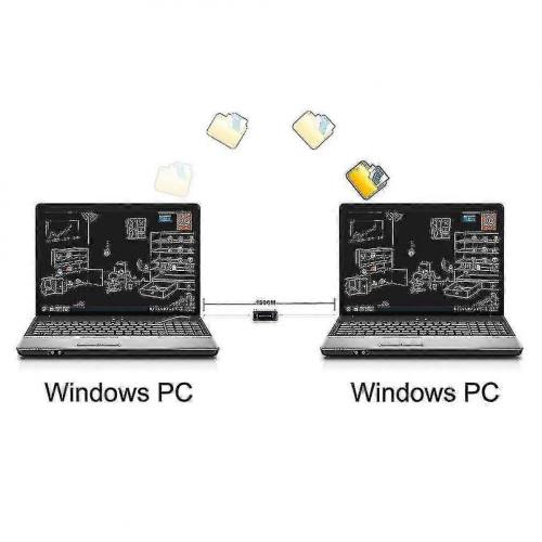 Usb Data Transfer Cable Pc To Pc For Windows - Usb 2.0 Data Link Pc Link Cable 2
