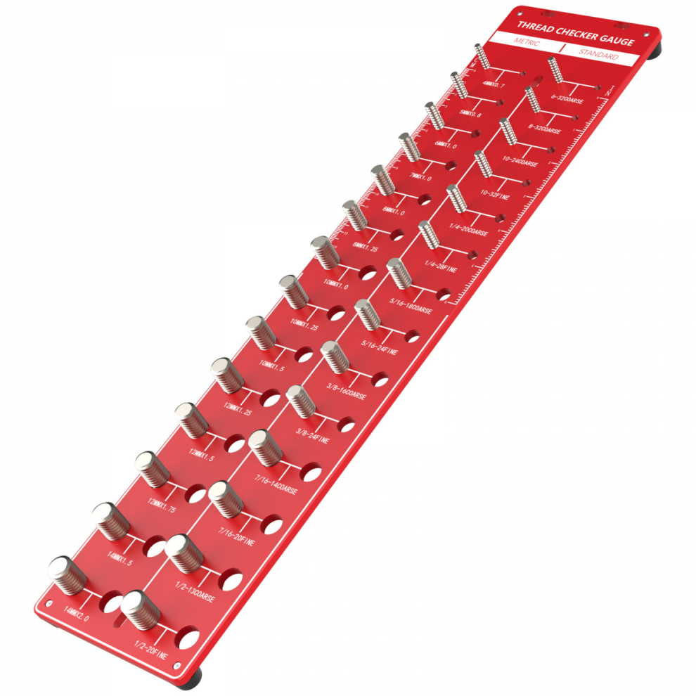 Thread Size Verification Tool Thread Checker Aluminum For Workshop Use 1Set 9408048845538