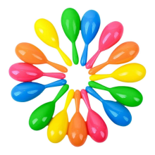25 pezzi di maracas per bambini, maracas mini colorate, giocattolo rumoroso, strumenti musicali per bambini piccoli