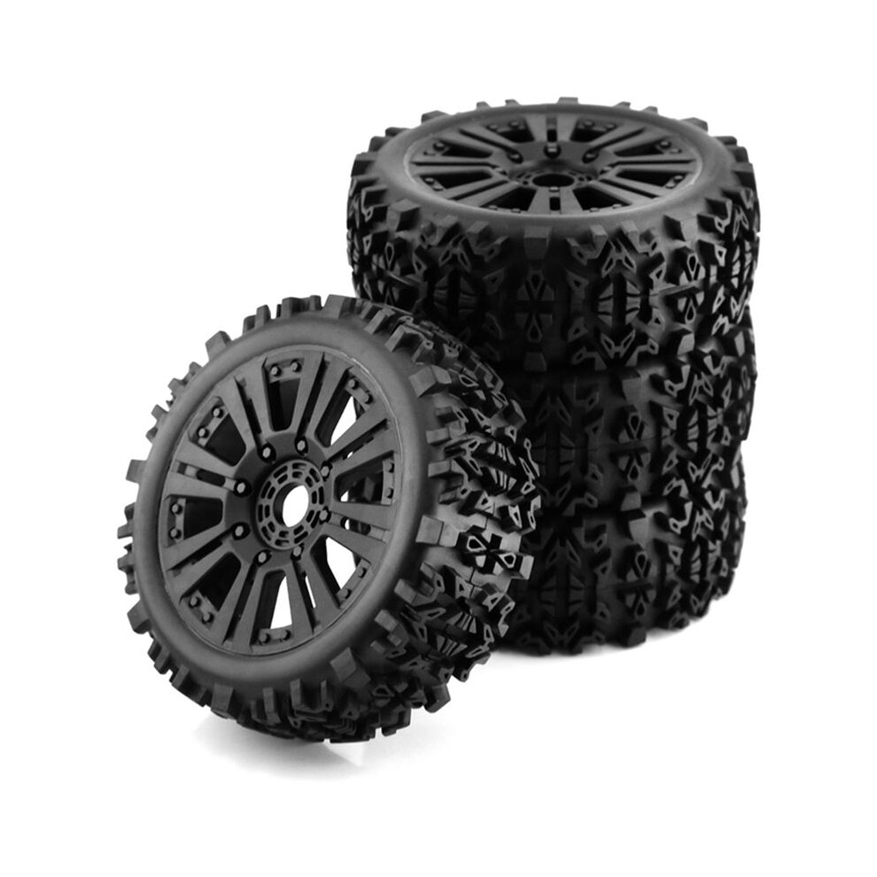 4Pcs 1/8 Off-Road Car Wheels Tires 120Mm Rubber Rocks Tyres For Redcat 4853841107874