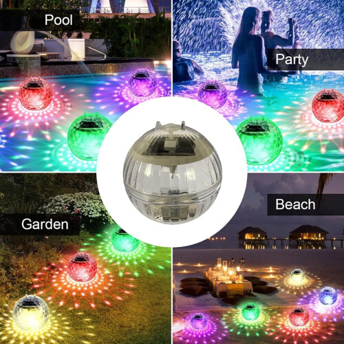 Floating pool lights  bathtub lamp  solar lights with automatic sensor for garden pond 2
