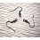 100X ear hook Fish Hook 18x10 mm new -Black 3