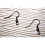 100X ear hook Fish Hook 18x10 mm new -Black 4