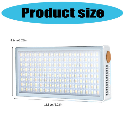 Helle 40-W-RGB-LED-Videoleuchte im Taschenformat mit 2
