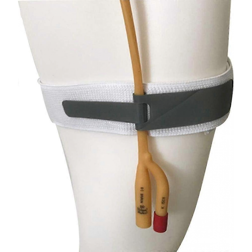4 PCS  Catheter Holder Urine Drainage Catheter Legband, Catheter Securement Retaining Strap wit