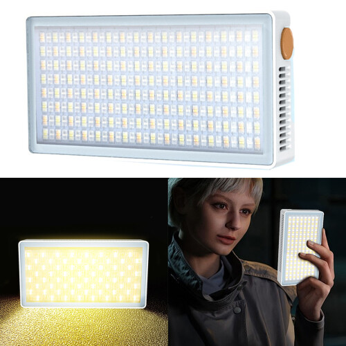 Helle 40-W-RGB-LED-Videoleuchte im Taschenformat mit 1