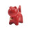 Desk Ornament Ceramic Kitten Figurine Kitten Statue For-Red 1