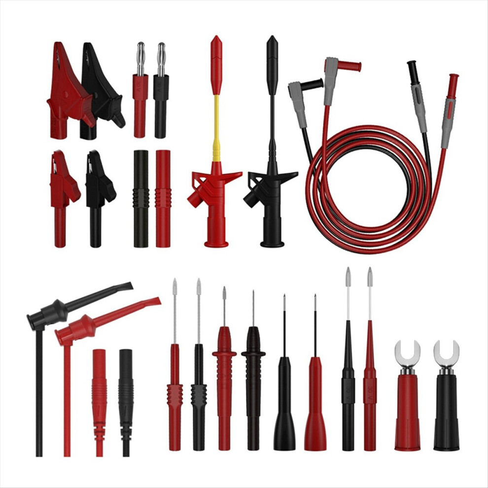 Multimeter Test Leads Kit With Digital Electrical Probes Set Alligator 4853841197691