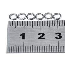 Innovativi anelli di collegamento spessi, anelli aperti placcati in argento per le tue creazioni di gioielli.