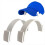 Hat Bill Bender, Brim Perfect Curving Band Tool, with Sizing Reducer T 6