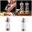 Manual Plastic Grinder Convenient Salt and Peppers Mill-Silver 2