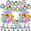 Είδη πάρτι baby shower με χαριτωμένα διακοσμητικά κέικ, διακοσμητικό κέικ πιγκουίνος 1