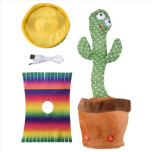 Lovely Talking Toy Doll Speak Talk Sound Record Repeat Kawaii Cactus T