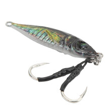 Esche per slow pitch jigging, esche stampate in 3D con doppio amo assist per una maggiore attrattiva subacquea.