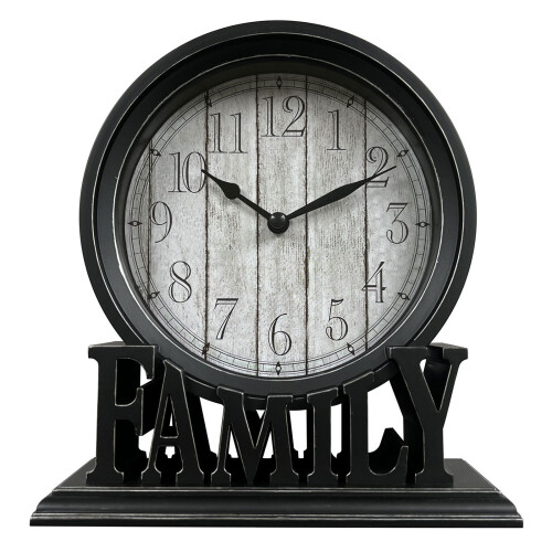 Decorative Retro Table Clock Desktop Clock For-Style A