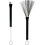 2 Pack Nylon Wire Drum Brushes for Percussion Snare Jazz Drum Sticks Red Handle 2