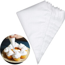 Non-Slip Thicken Bags, Strong And Flexible, 100 Pieces Transparent Food Grade Pe Disposable Icing Bags For Decorating Pastries, Cakes, Biscuits, And H