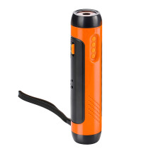 Companion voor je overlevingskit: oplaadbare elektronische fluit met handmatige dynamo-zaklamp, IPX4 waterdicht noodapparaat voor wandelen, kamperen
