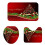 Christmas Design Microfiber Quick Dry Dish Drying Mat For Kitchen Counter Vibrant 4 Pieces 1