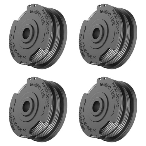 4Pcs 1.65mm 6.1M F016800351 String Trimmer Replacement Spool Line for 2