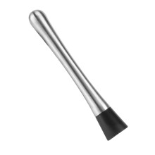 Stainless Steel Cocktail Muddler for Mojitos and Old Fashioned Drinks, Bartender Mixing Tool